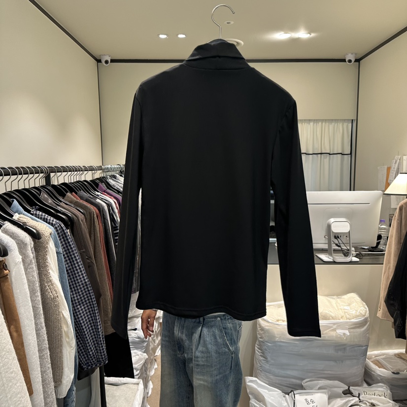 RE STOCK東大門㊣代購女士新款職業休閑時尚25秋冬長袖T恤RE STOCK長袖T恤