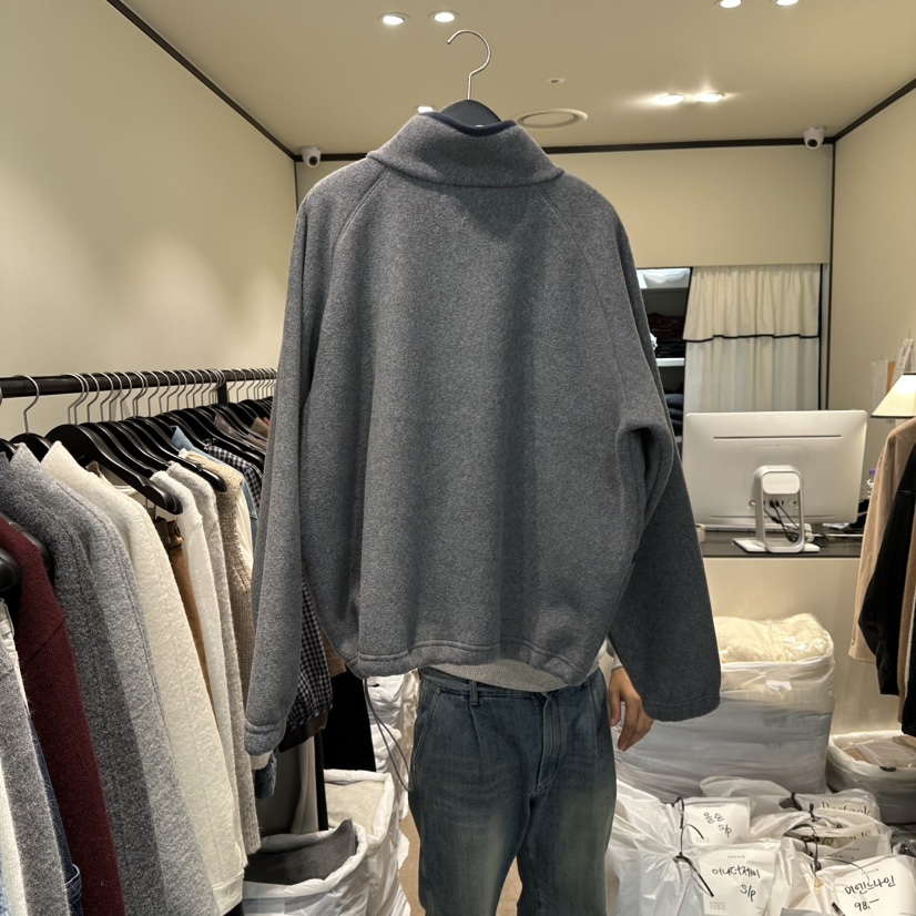 RE STOCK東大門㊣直郵女士新款休閑人氣熱賣時尚衛衣羊毛拉鏈RE STOCK衛衣