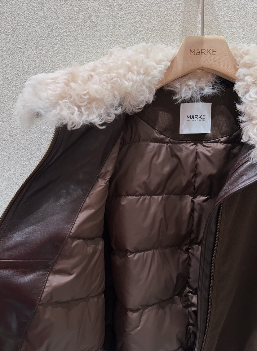 MARKE-P東大門㊣直郵女士新品25秋冬休閑推薦短款棉服鴨絨棉MARKE-P短款棉服