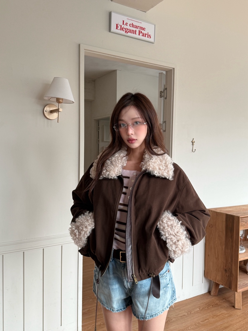 MARKE-P東大門㊣直郵女士新品25秋冬休閑推薦短款棉服鴨絨棉MARKE-P短款棉服