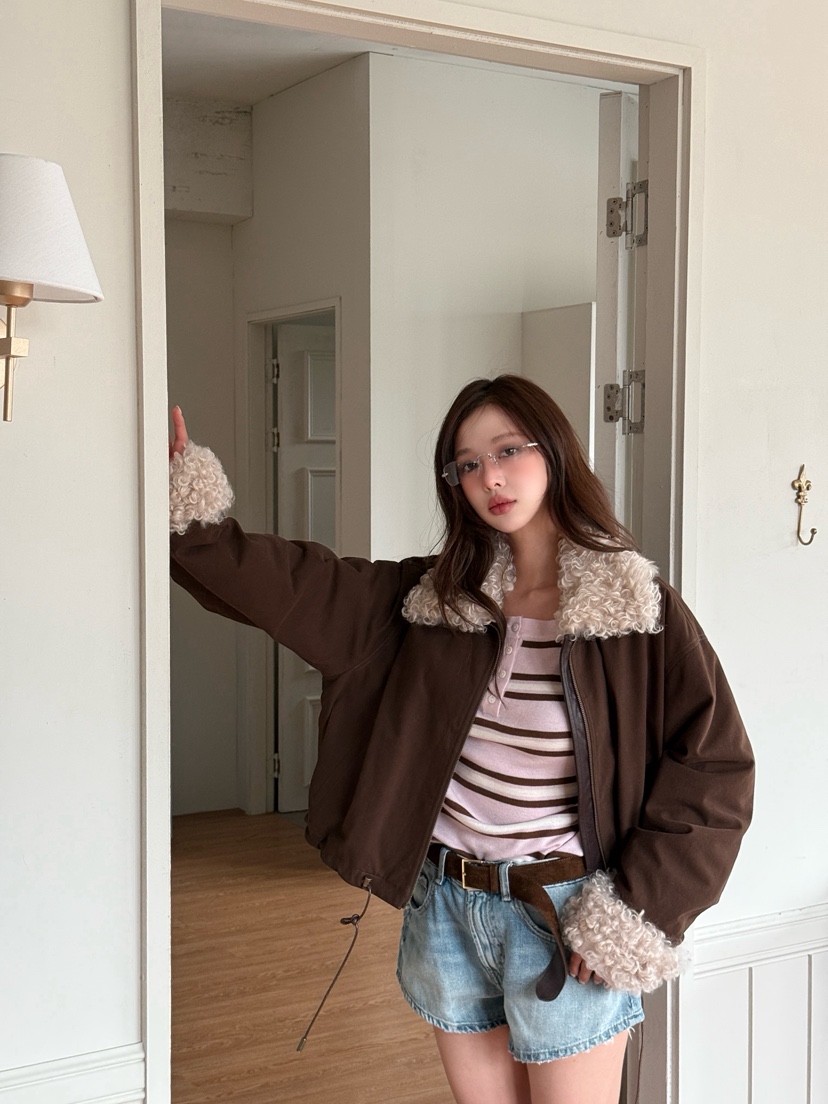 MARKE-P東大門㊣直郵女士新品25秋冬休閑推薦短款棉服鴨絨棉MARKE-P短款棉服