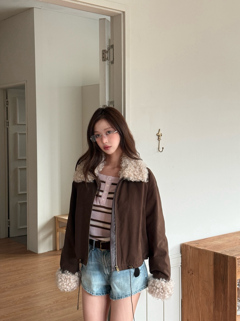 MARKE-P東大門㊣直郵女士新品25秋冬休閑推薦短款棉服鴨絨棉MARKE-P短款棉服