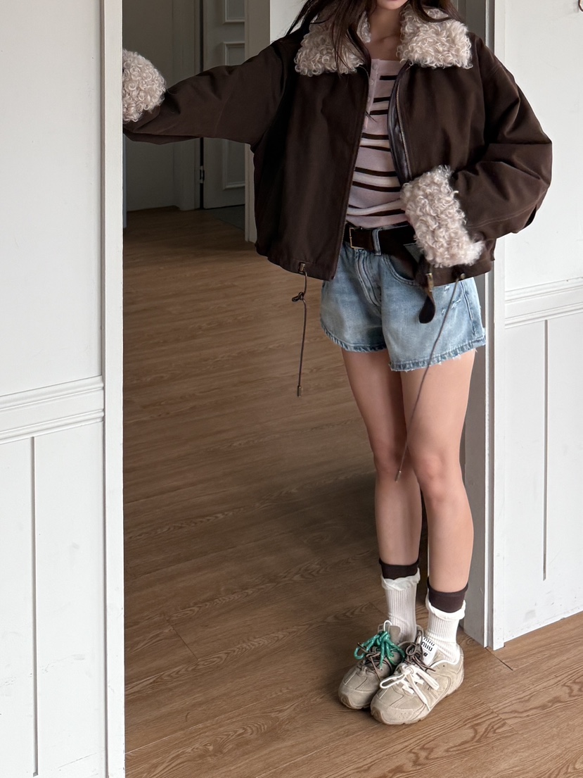 MARKE-P東大門㊣直郵女士新品25秋冬休閑推薦短款棉服鴨絨棉MARKE-P短款棉服