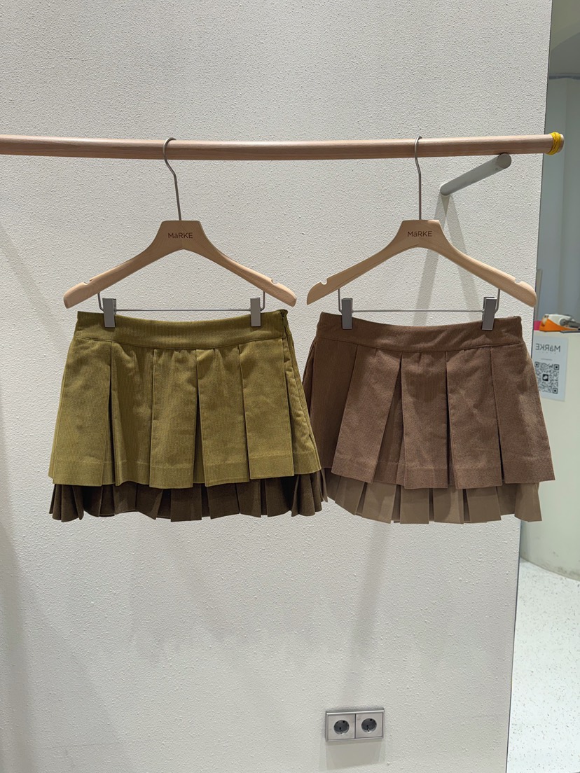 MARKE-P東大門㊣直郵女裝新品職業真品短裙不含腰帶燈芯絨MARKE-P短裙