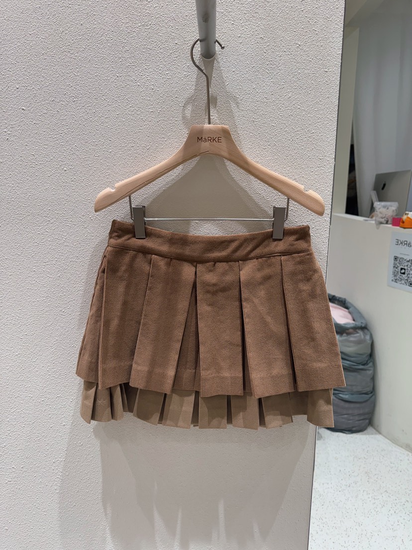MARKE-P東大門㊣直郵女裝新品職業真品短裙不含腰帶燈芯絨MARKE-P短裙圖色2