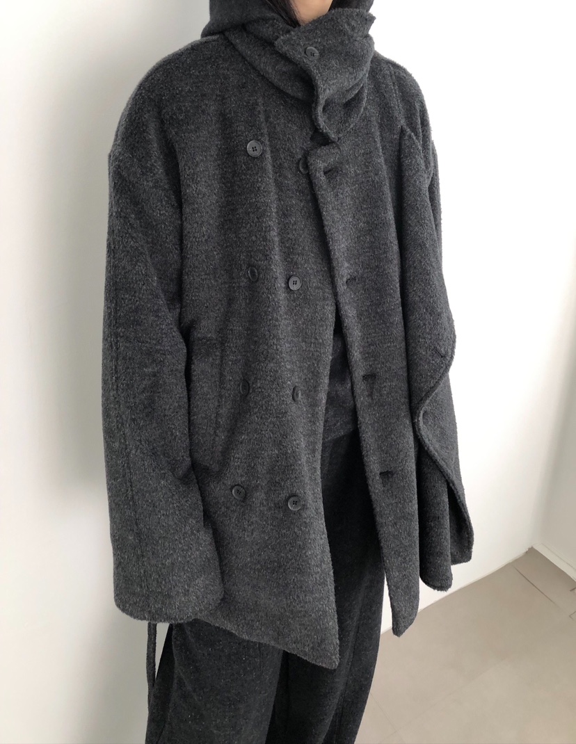 MELTED-P東大門㊣直郵女士新款真品推薦熱賣25秋冬中長款大衣MELTED-P中長款大衣