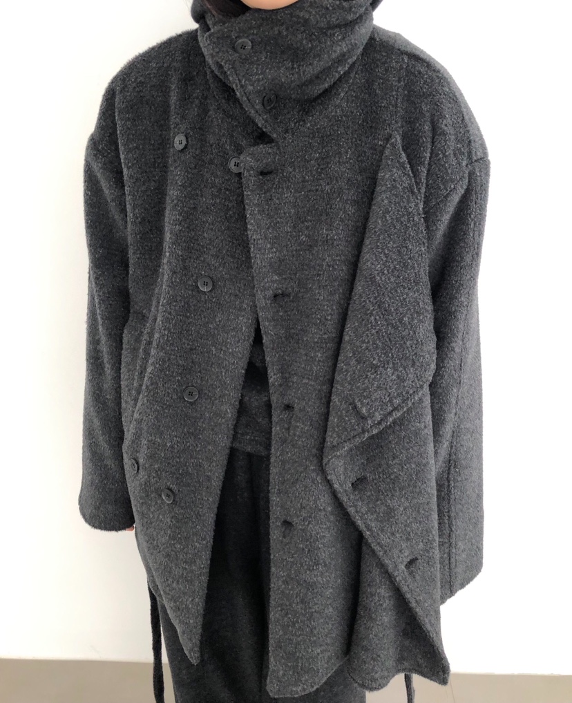 MELTED-P東大門㊣直郵女士新款真品推薦熱賣25秋冬中長款大衣MELTED-P中長款大衣