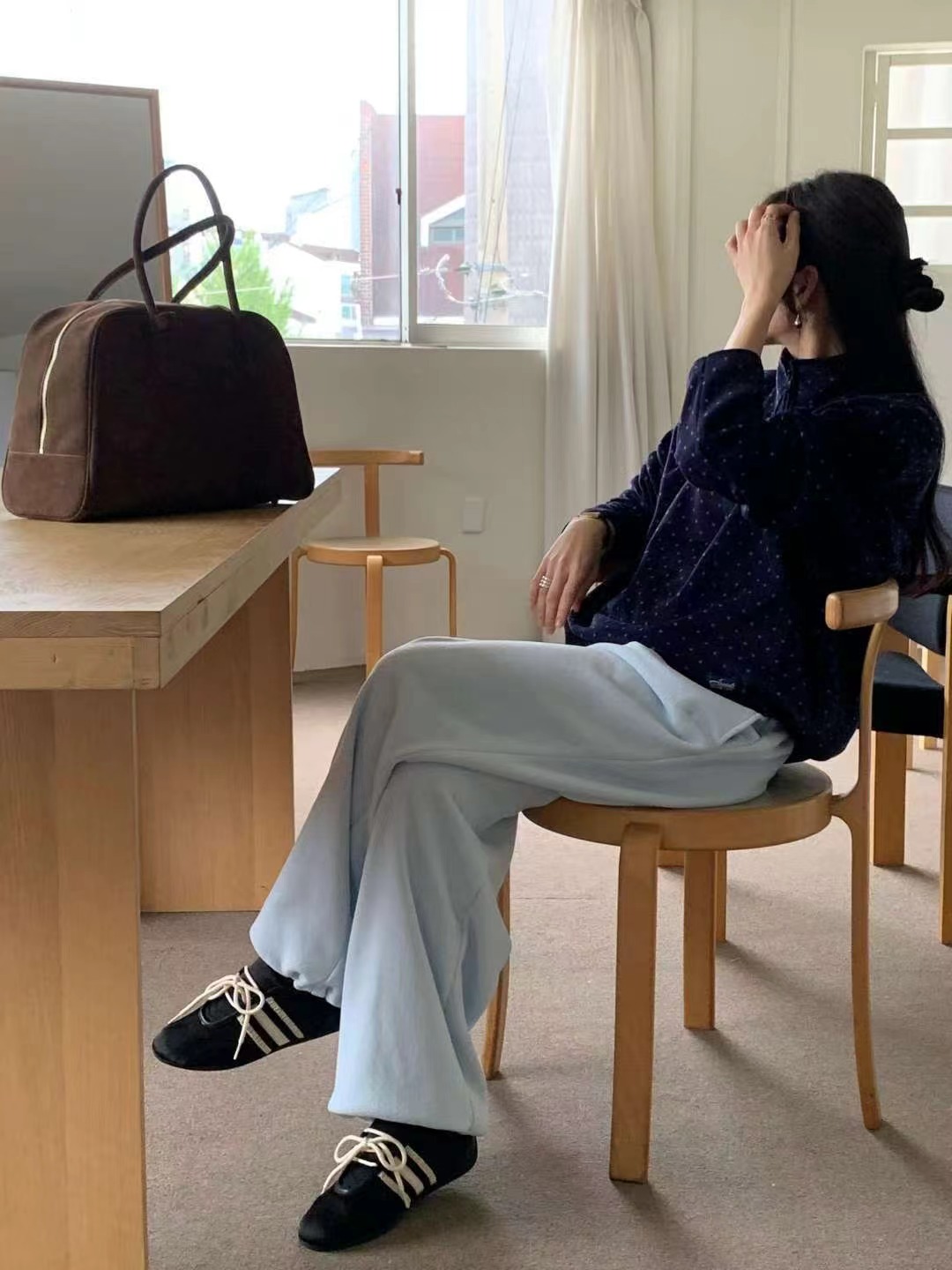 AREING韓國代購㊣女士新品真品時尚職業推薦休閑人氣休閑褲AREING休閑褲