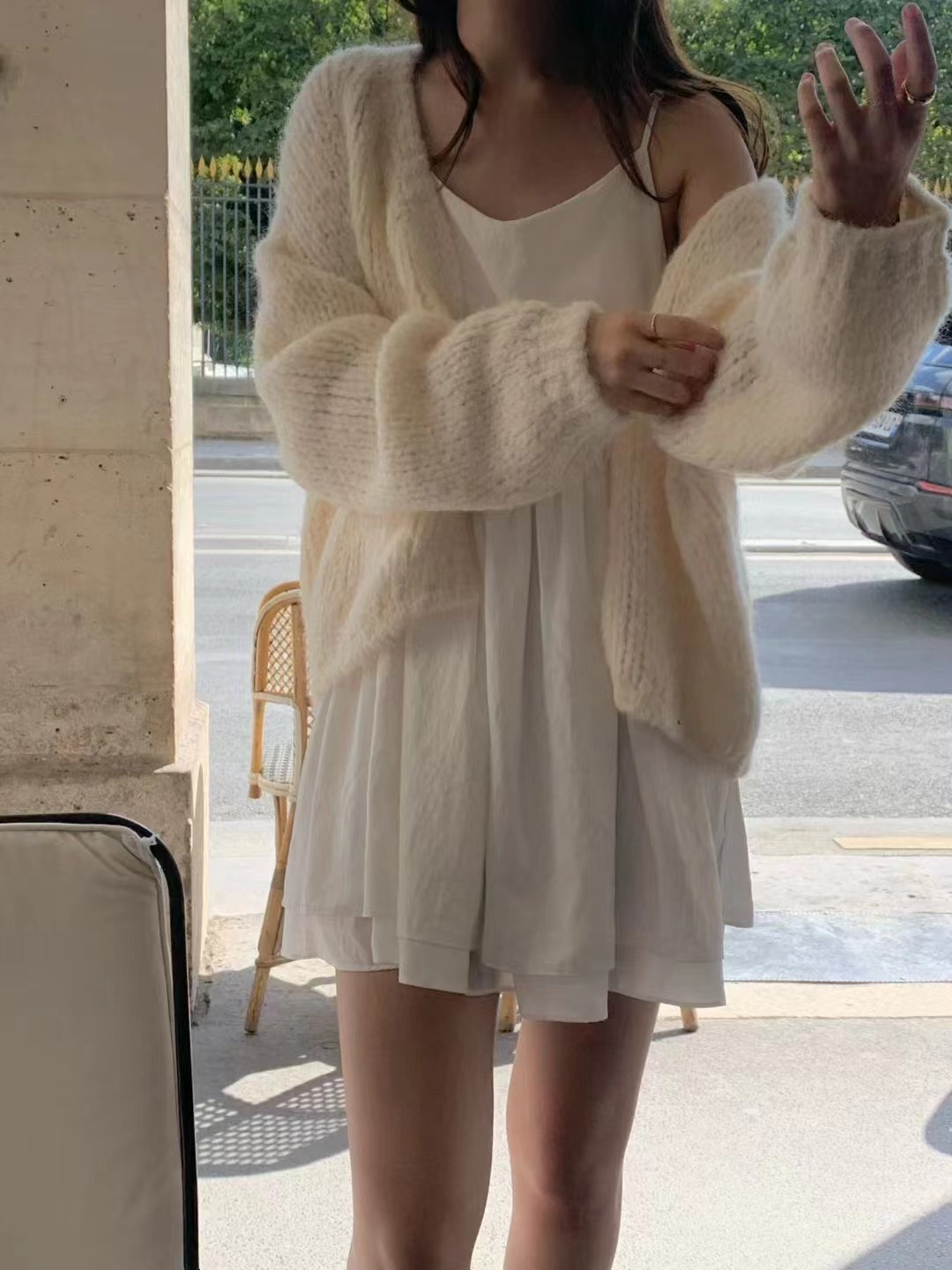 ALL OVER東大門㊣代購女士新品熱賣時尚人氣職業針織衫開衫ALL OVER針織衫