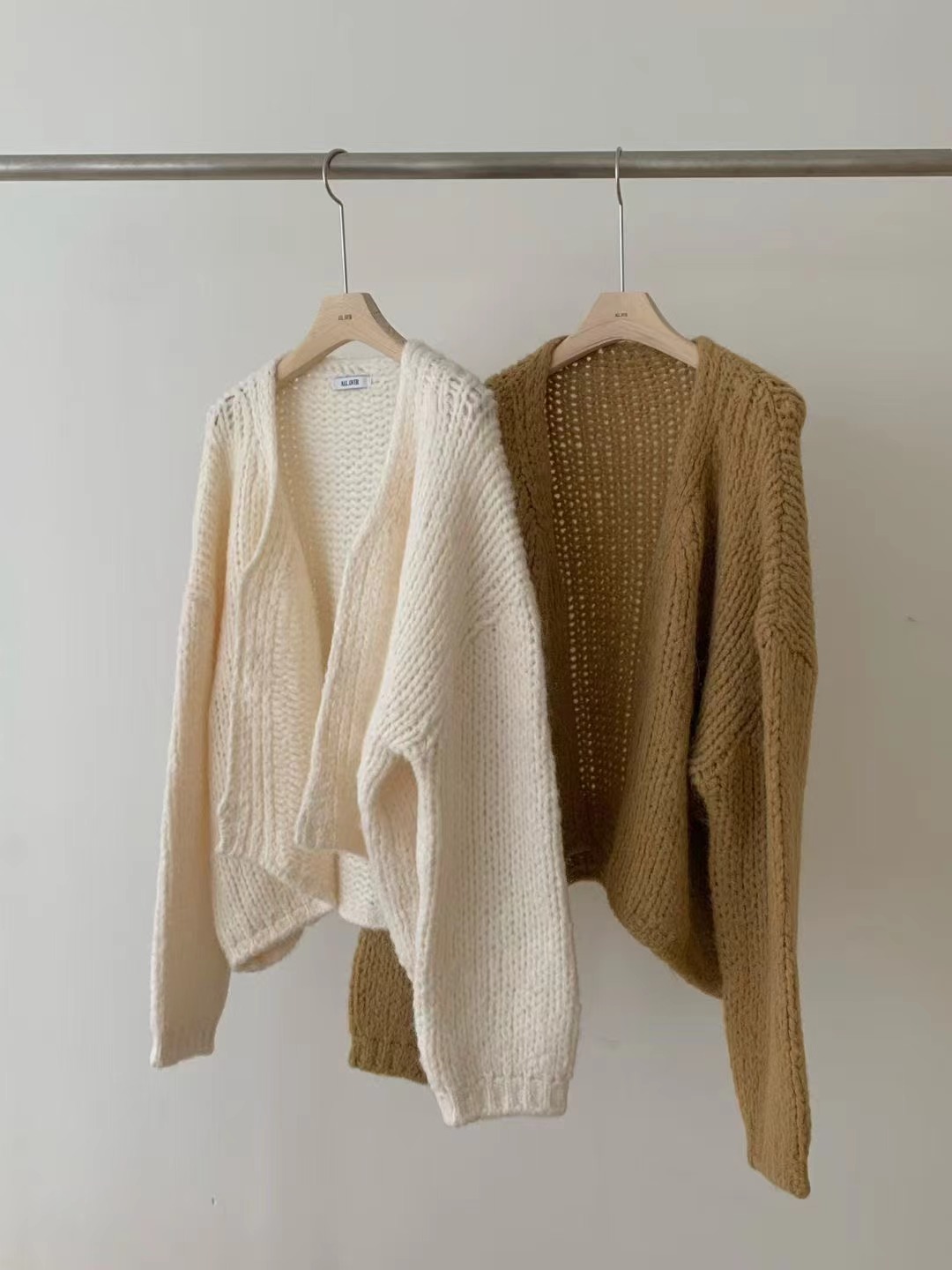 ALL OVER東大門㊣代購女士新品熱賣時尚人氣職業針織衫開衫ALL OVER針織衫