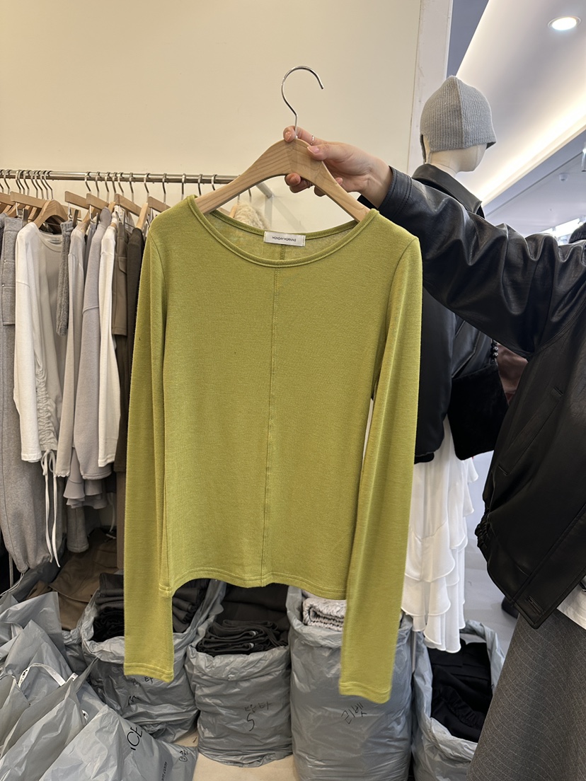 MONDAYMORING韓國直郵㊣女裝新款時尚人氣職業推薦熱賣真品T恤MONDAYMORINGT恤圖色3