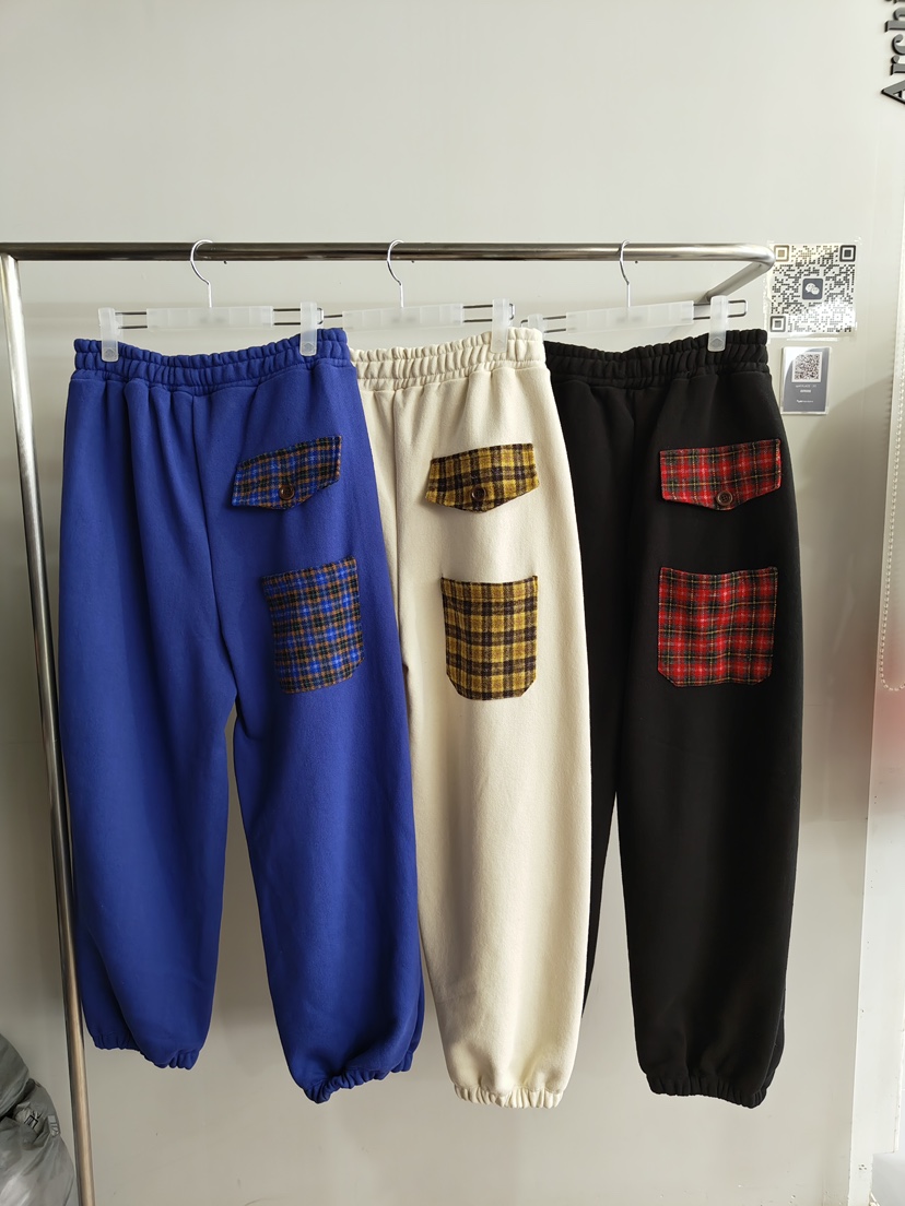 ARCHIVE-P東大門㊣直郵女裝新品人氣職業真品休閑褲口袋格紋ARCHIVE-P休閑褲