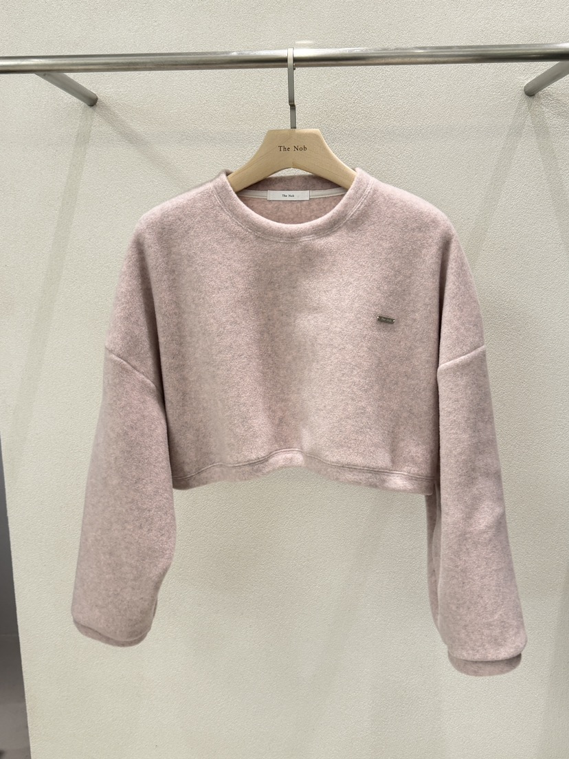 NOB韓國代購㊣女士新款真品推薦25秋冬時尚熱賣人氣衛衣羊毛NOB衛衣