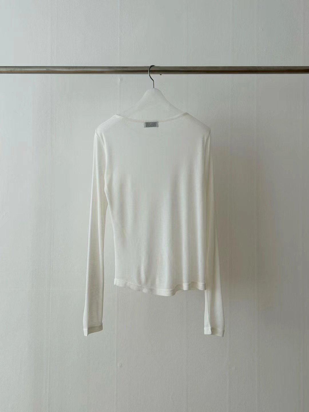 STAY韓國代購㊣女裝新品職業25秋冬時尚推薦長袖T恤天絲羊毛STAY長袖T恤