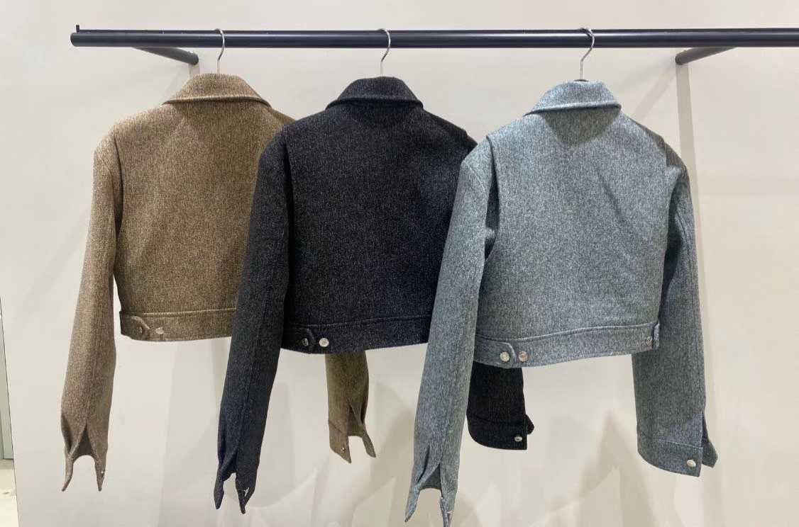 BES東大門㊣實拍女士新品休閑推薦25秋冬時尚人氣真品套裝羊毛BES SEOUL套裝