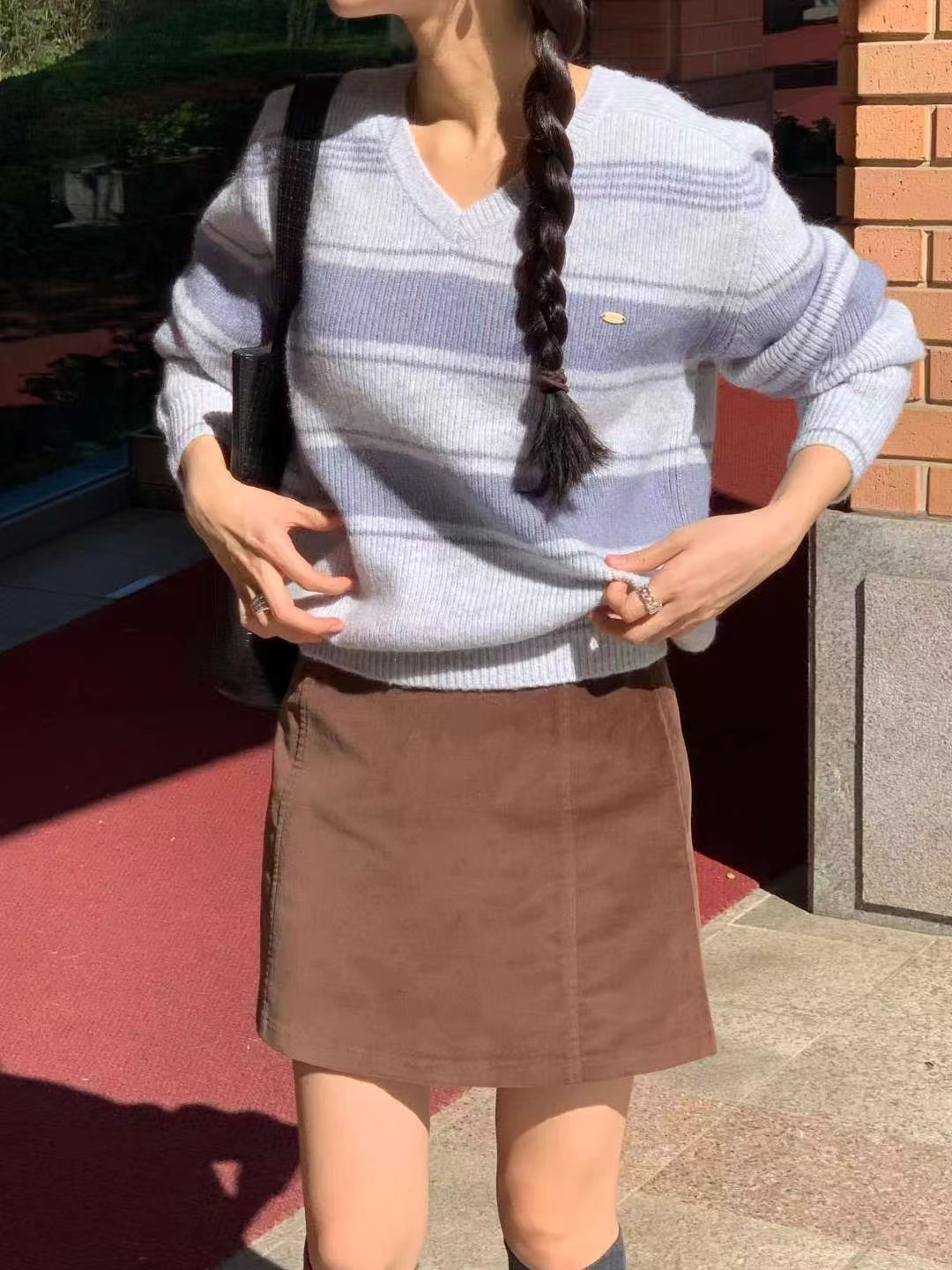 AREING東大門㊣實拍女裝新品推薦真品休閑熱賣職業25秋冬針織衫AREING針織衫