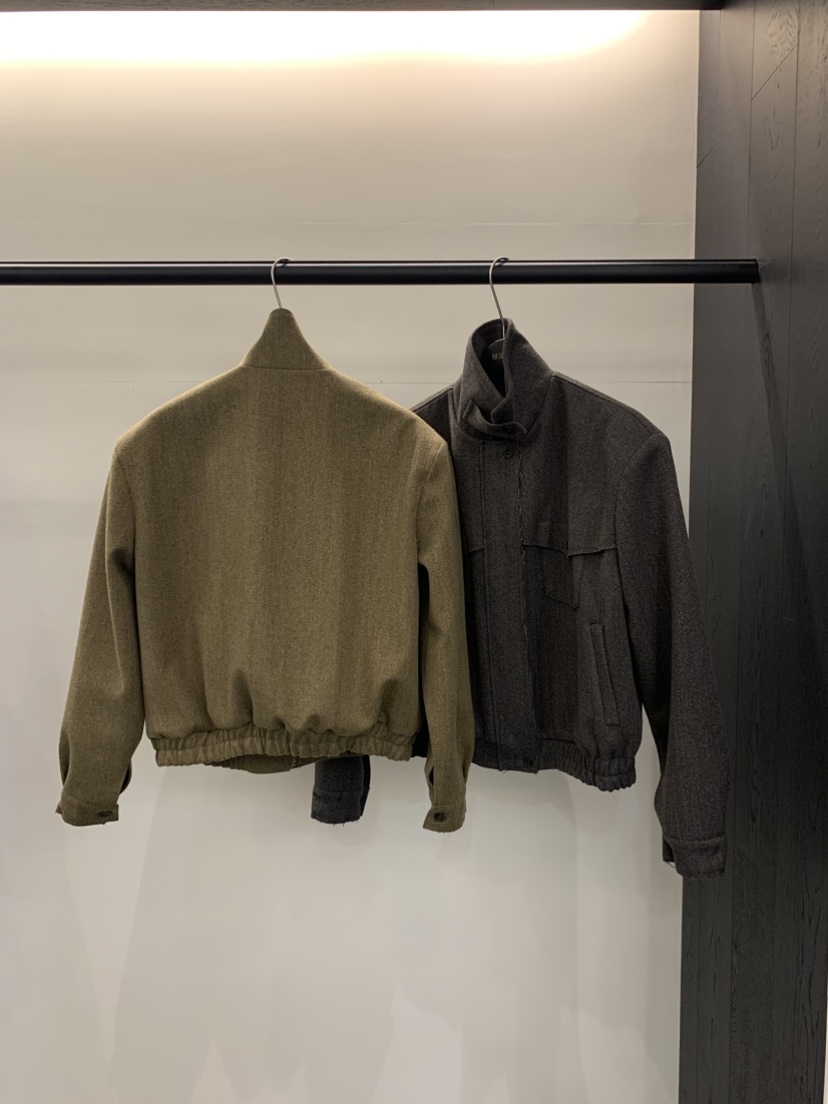 MURMUR韓國直郵㊣女裝新品推薦熱賣休閑時尚人氣夾克人字紋MURMUR夾克