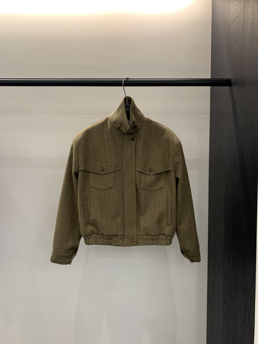 MURMUR韓國直郵㊣女裝新品推薦熱賣休閑時尚人氣夾克人字紋MURMUR夾克圖色2