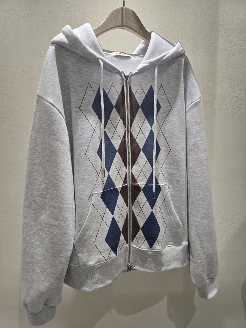 LIKEVAM東大門㊣實拍女裝新款人氣推薦休閑真品時尚25秋冬夾克LIKEVAM夾克圖色1