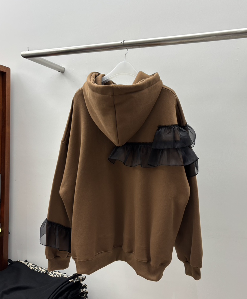 INTHEEND韓國代購㊣女裝新款時尚人氣真品推薦熱賣25秋冬衛衣INTHEEND衛衣