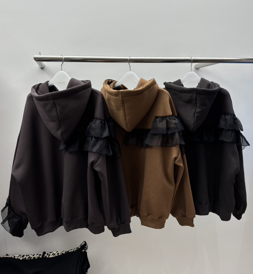 INTHEEND韓國代購㊣女裝新款時尚人氣真品推薦熱賣25秋冬衛衣INTHEEND衛衣