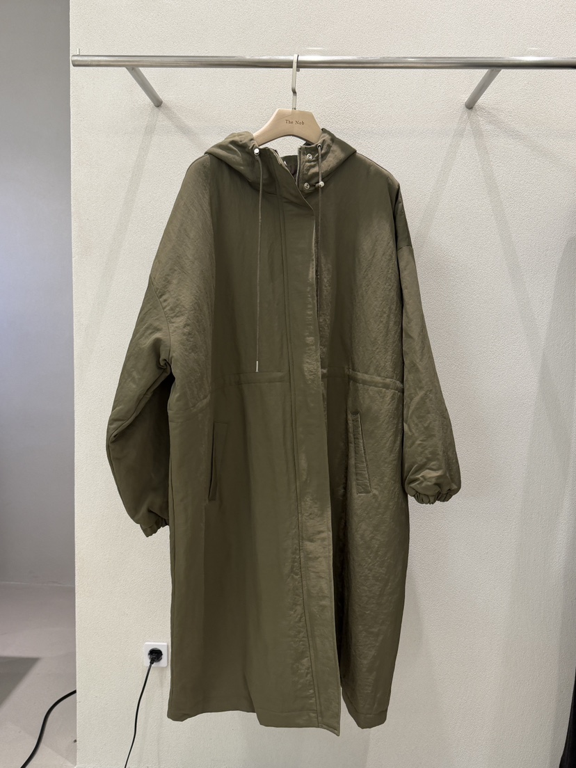 NOB東大門㊣實拍女裝新品休閑25秋冬人氣時尚職業推薦長款風衣NOB長款風衣