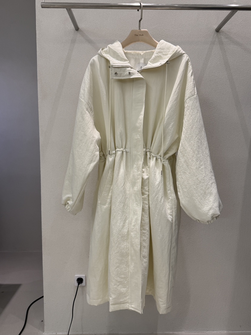 NOB東大門㊣實拍女裝新品休閑25秋冬人氣時尚職業推薦長款風衣NOB長款風衣圖色2