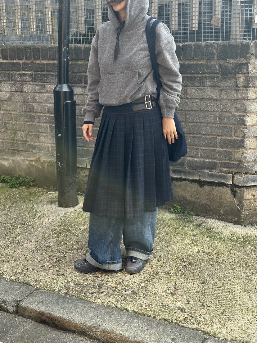 SUNDER MARKET韓國代購㊣女裝新品熱賣職業半身裙中短裙腰帶SUNDER MARKET半身裙/中短裙