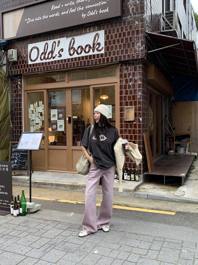 SUNDER MARKET東大門㊣直郵女士新款時尚推薦人氣職業牛仔褲SUNDER MARKET牛仔褲