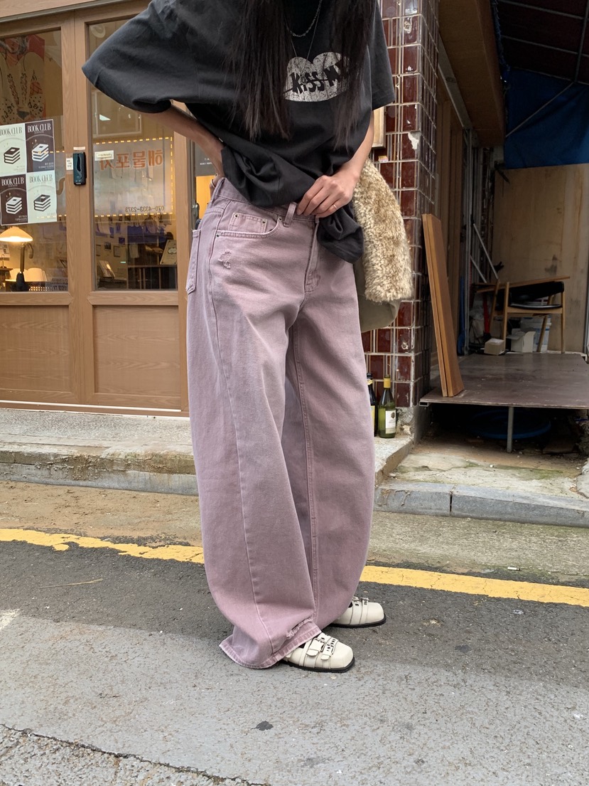 SUNDER MARKET東大門㊣直郵女士新款時尚推薦人氣職業牛仔褲SUNDER MARKET牛仔褲