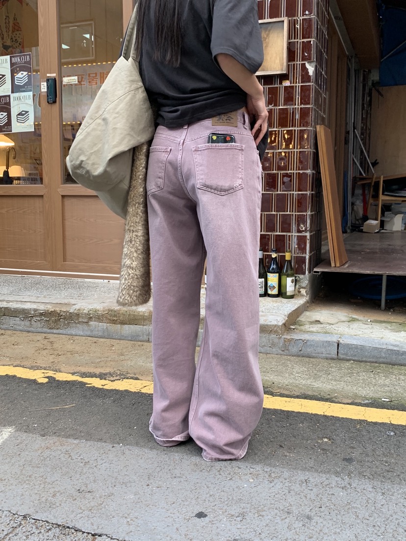 SUNDER MARKET東大門㊣直郵女士新款時尚推薦人氣職業牛仔褲SUNDER MARKET牛仔褲