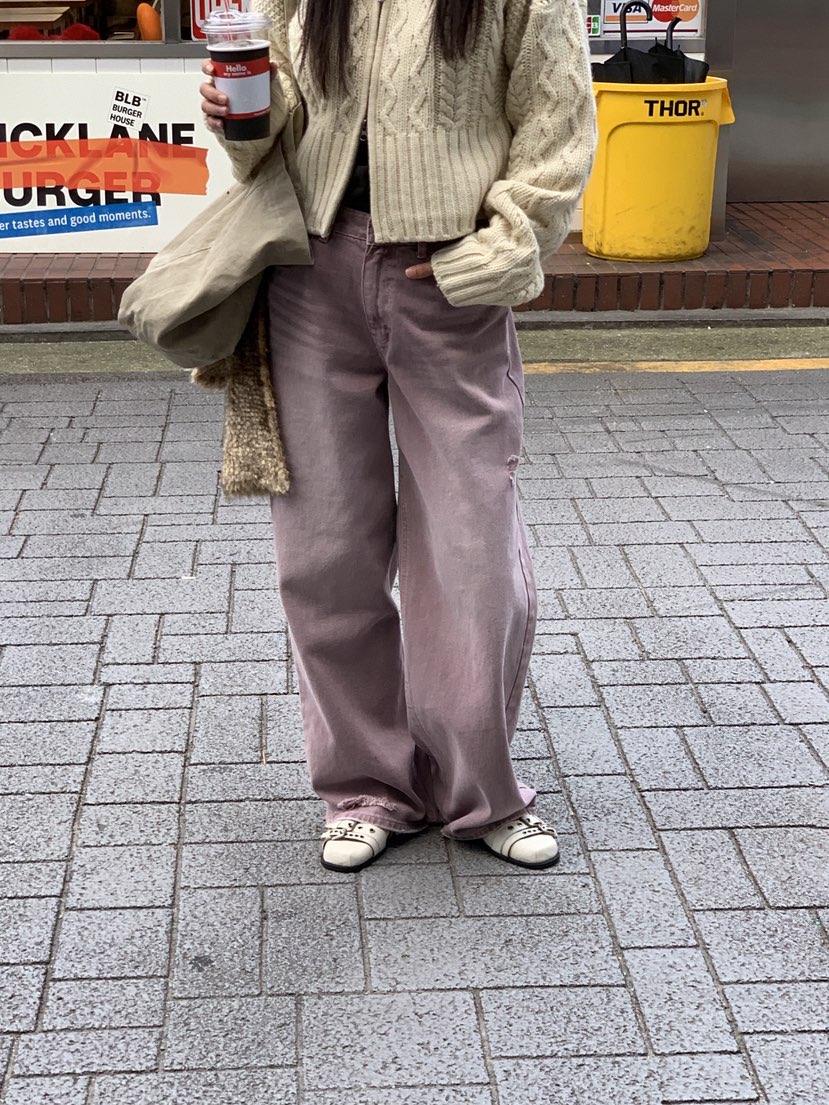 SUNDER MARKET東大門㊣直郵女士新款時尚推薦人氣職業牛仔褲SUNDER MARKET牛仔褲