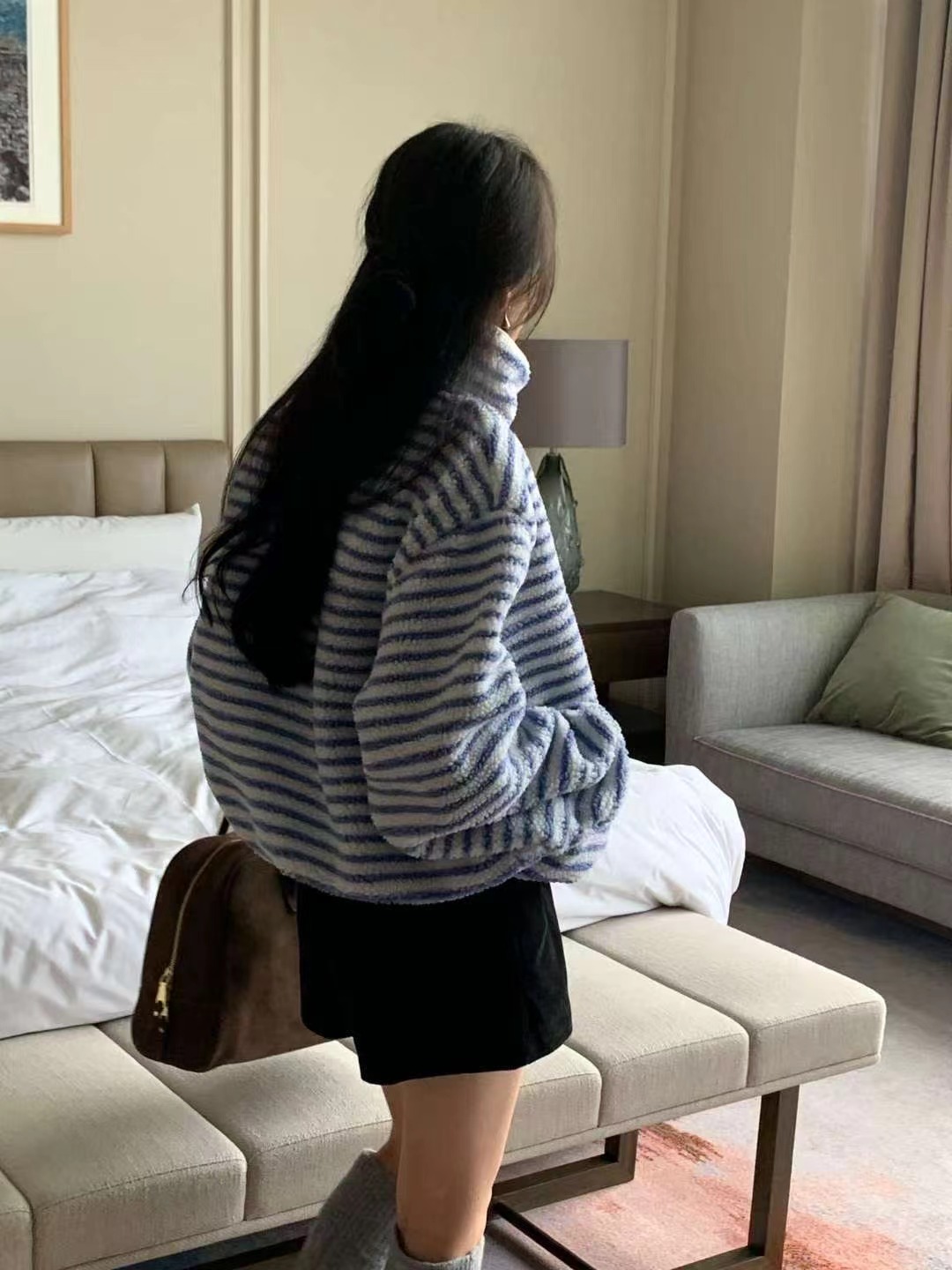 AREING東大門㊣直郵女士新品推薦真品休閑職業人氣25秋冬衛衣AREING衛衣