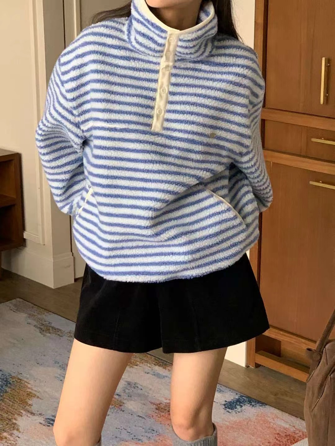 AREING東大門㊣直郵女士新品推薦真品休閑職業人氣25秋冬衛衣AREING衛衣圖色2