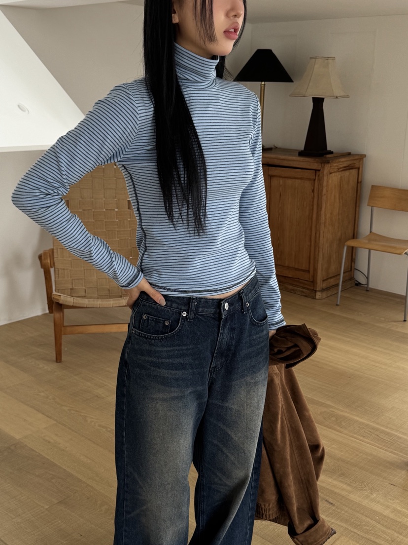 SUNDER MARKET東大門㊣代購女裝新款休閑職業真品時尚長袖T恤SUNDER MARKET長袖T恤