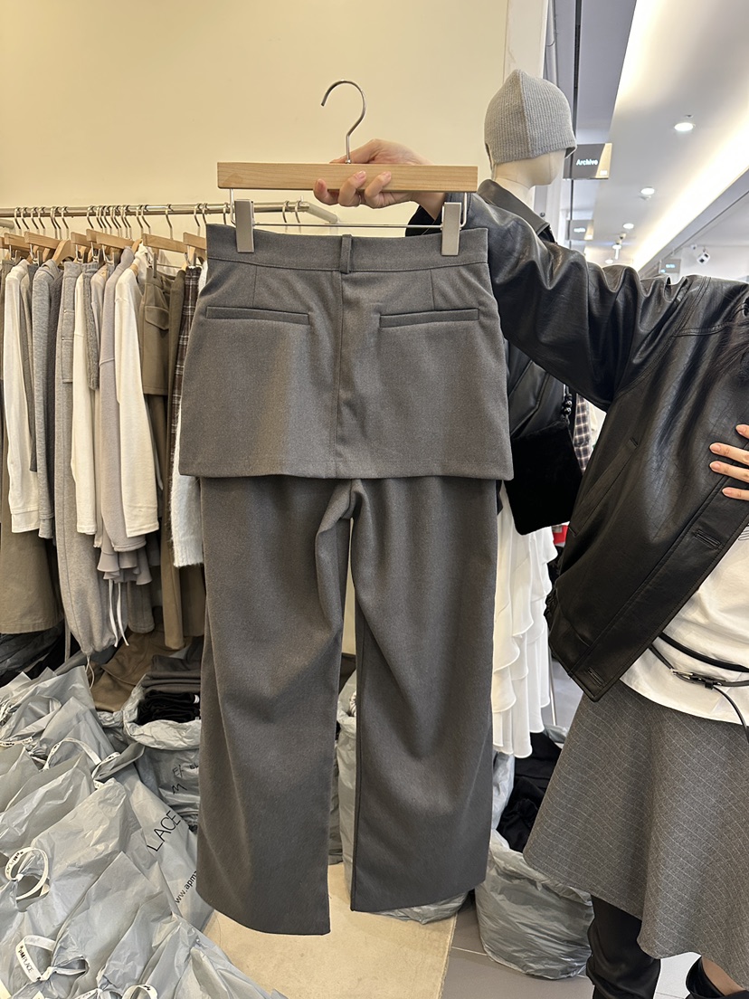 MONDAYMORING東大門㊣代購女裝新品人氣真品職業休閑25秋冬裙褲MONDAYMORING裙褲