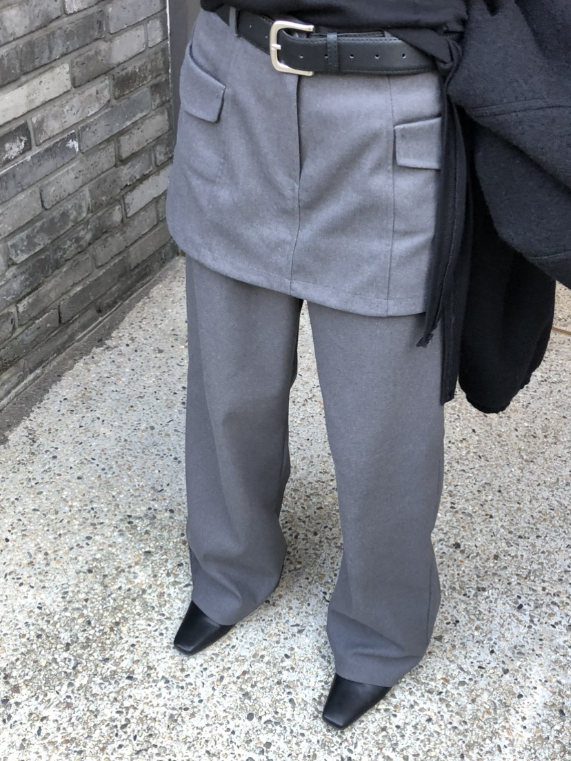 MONDAYMORING東大門㊣代購女裝新品人氣真品職業休閑25秋冬裙褲MONDAYMORING裙褲