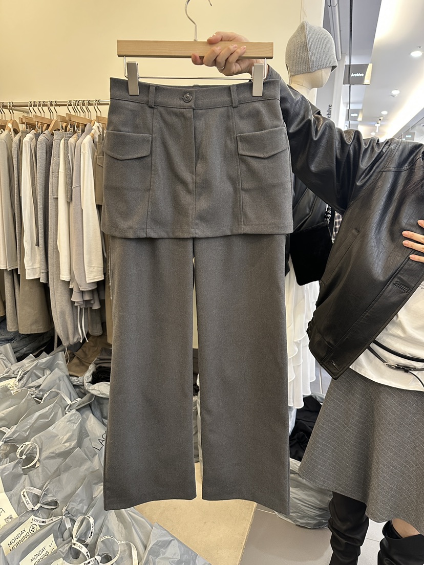 MONDAYMORING東大門㊣代購女裝新品人氣真品職業休閑25秋冬裙褲MONDAYMORING裙褲