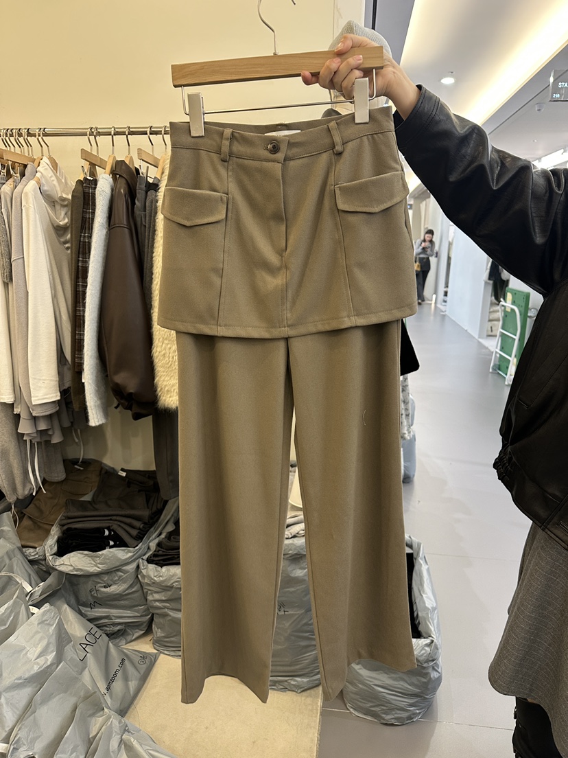 MONDAYMORING東大門㊣代購女裝新品人氣真品職業休閑25秋冬裙褲MONDAYMORING裙褲圖色3