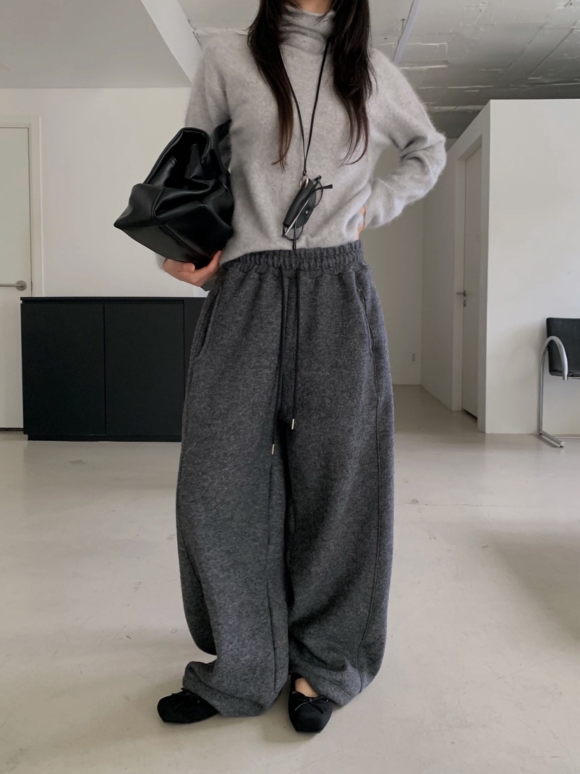 ZITTEN東大門㊣實拍女士新品熱賣25秋冬人氣職業休閑褲羊毛ZITTEN休閑褲