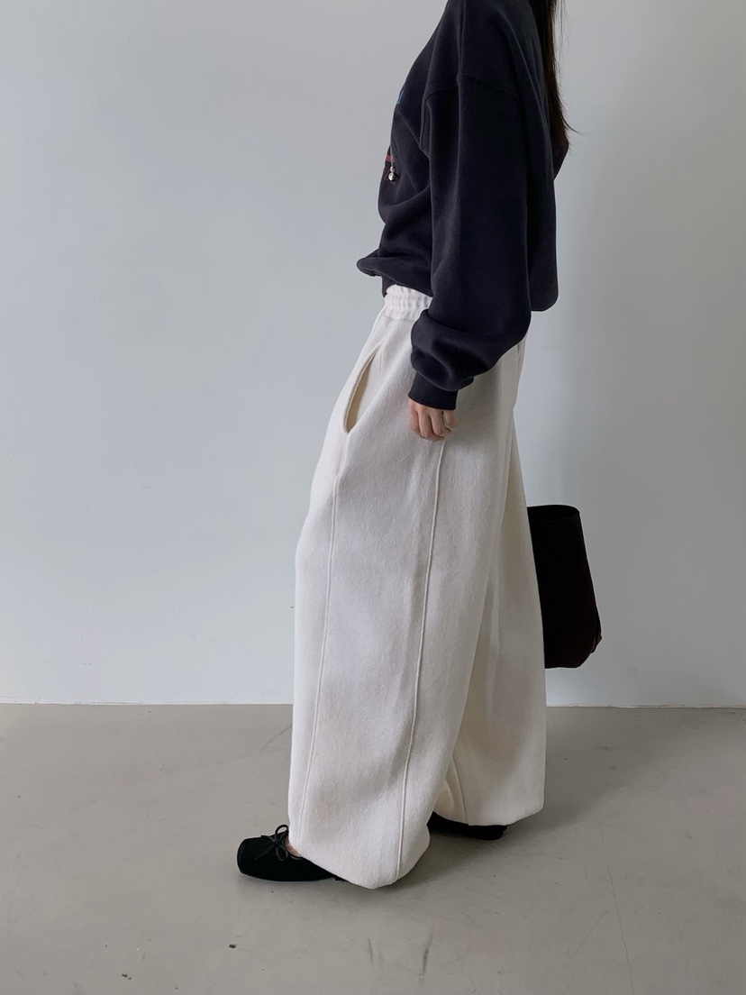 ZITTEN東大門㊣實拍女士新品熱賣25秋冬人氣職業休閑褲羊毛ZITTEN休閑褲