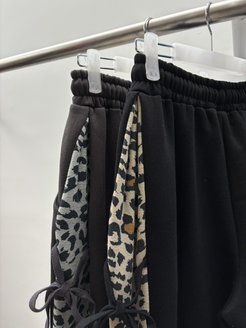 INTHEEND東大門㊣實拍女裝新品人氣熱賣職業推薦休閑褲豹紋INTHEEND休閑褲