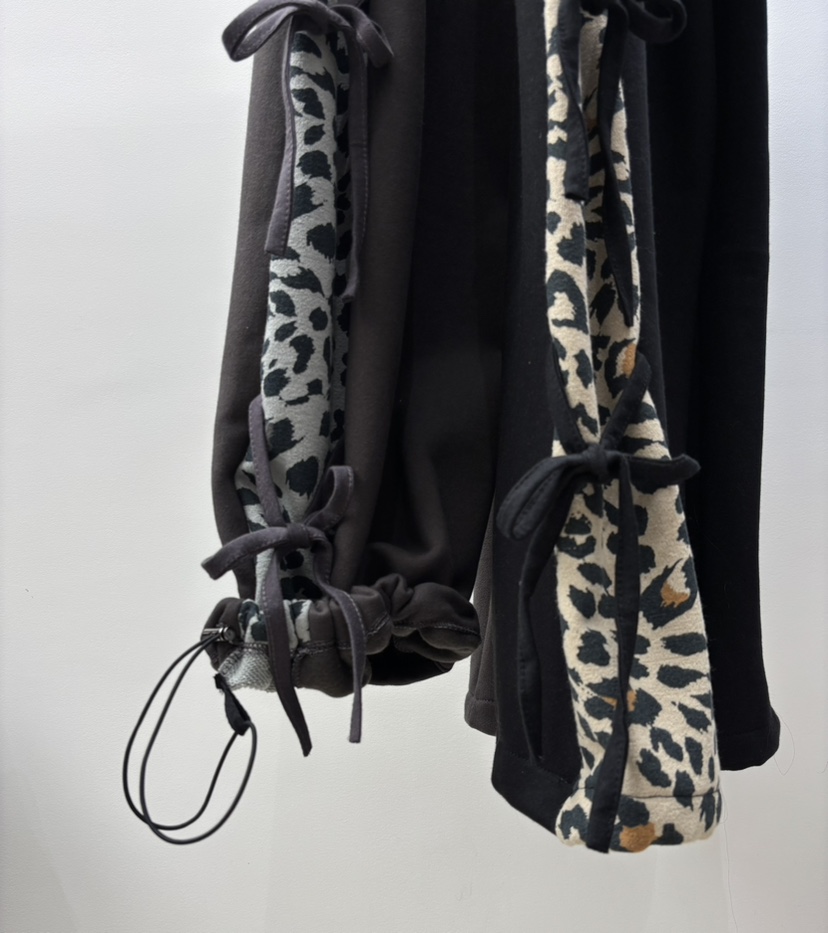 INTHEEND東大門㊣實拍女裝新品人氣熱賣職業推薦休閑褲豹紋INTHEEND休閑褲