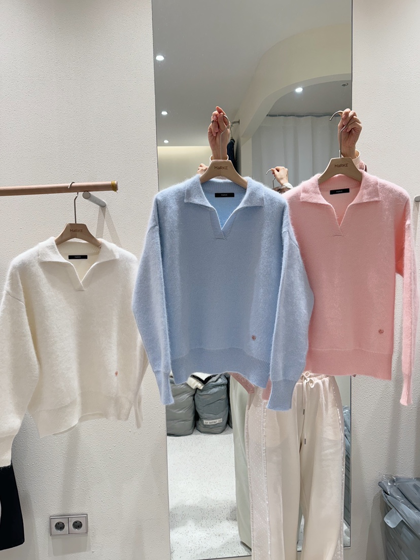 MARKE-P東大門㊣實拍女士新品時尚25秋冬真品針織衫安哥拉MARKE-P針織衫