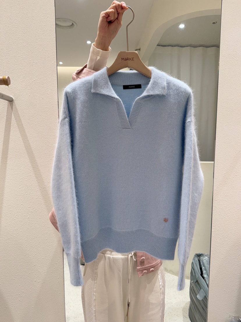 MARKE-P東大門㊣實拍女士新品時尚25秋冬真品針織衫安哥拉MARKE-P針織衫