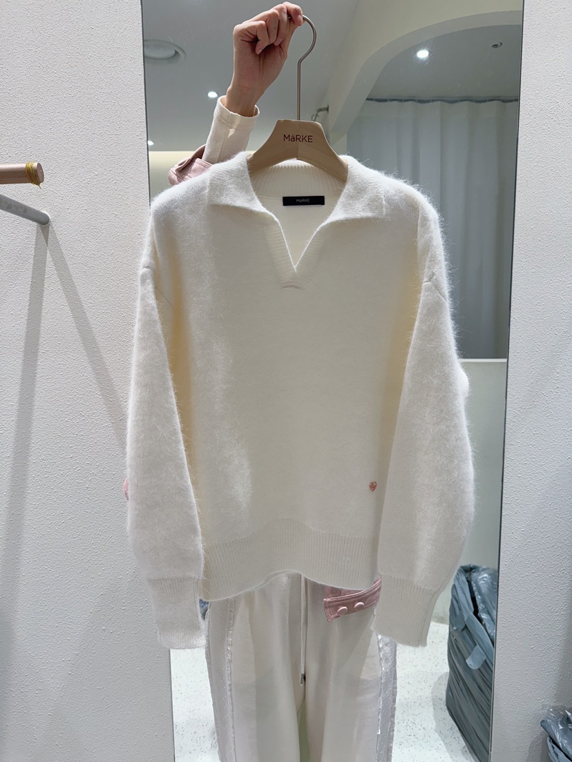 MARKE-P東大門㊣實拍女士新品時尚25秋冬真品針織衫安哥拉MARKE-P針織衫圖色2