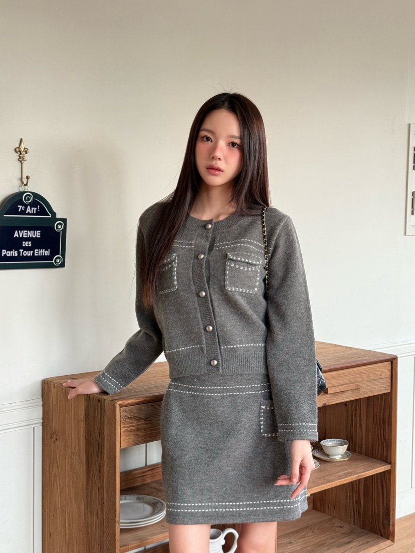 MARKE-P東大門㊣實拍女士新品職業人氣25秋冬套裝套裝開衫MARKE-P套裝