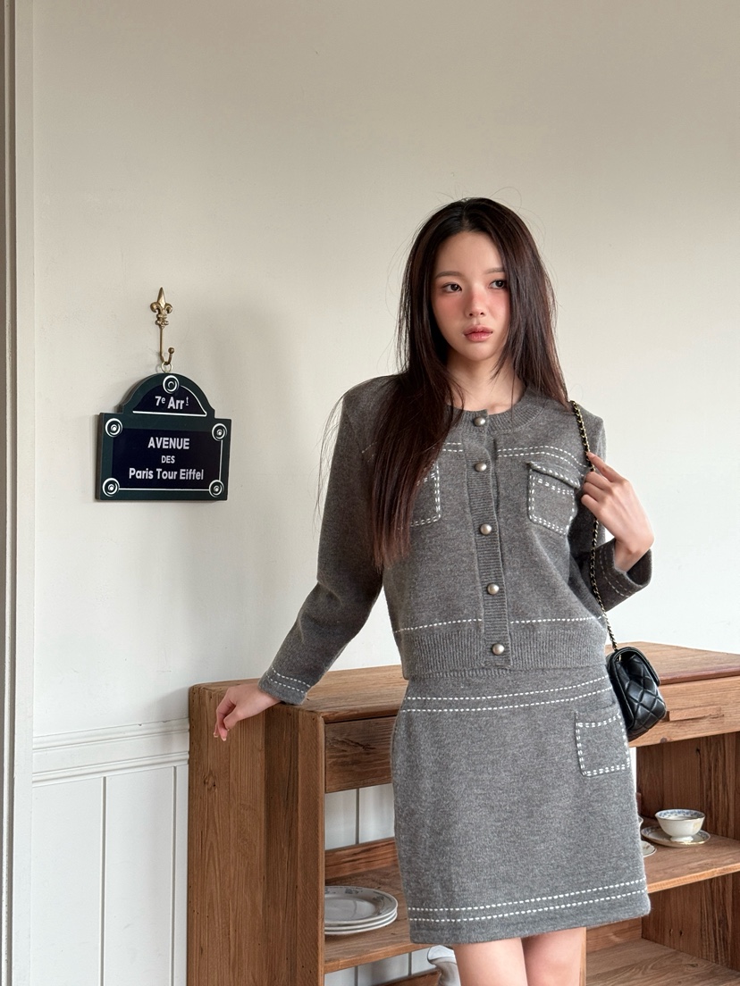 MARKE-P東大門㊣實拍女士新品職業人氣25秋冬套裝套裝開衫MARKE-P套裝