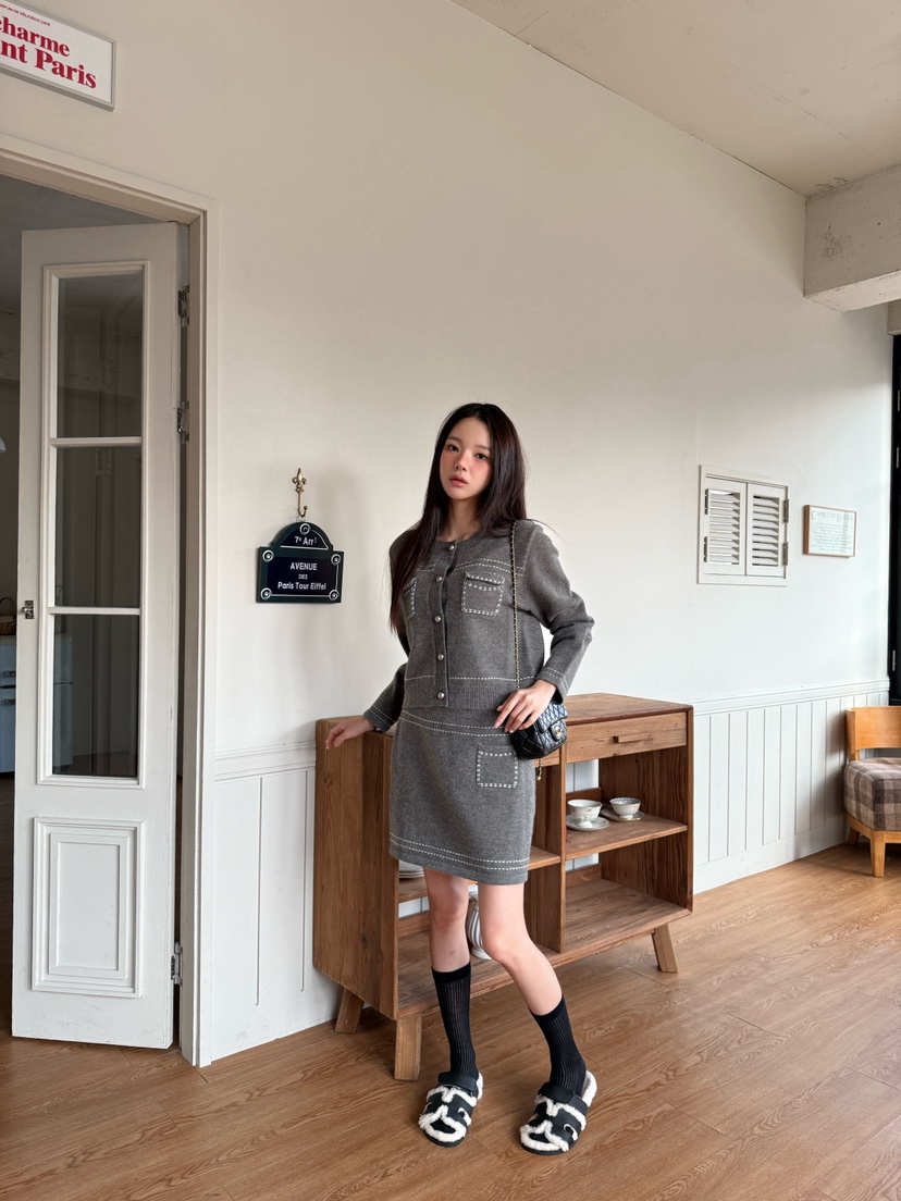 MARKE-P東大門㊣實拍女士新品職業人氣25秋冬套裝套裝開衫MARKE-P套裝