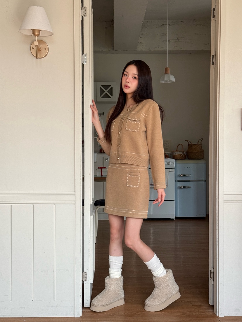 MARKE-P東大門㊣實拍女士新品職業人氣25秋冬套裝套裝開衫MARKE-P套裝